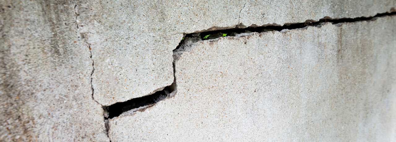 cracked foundation