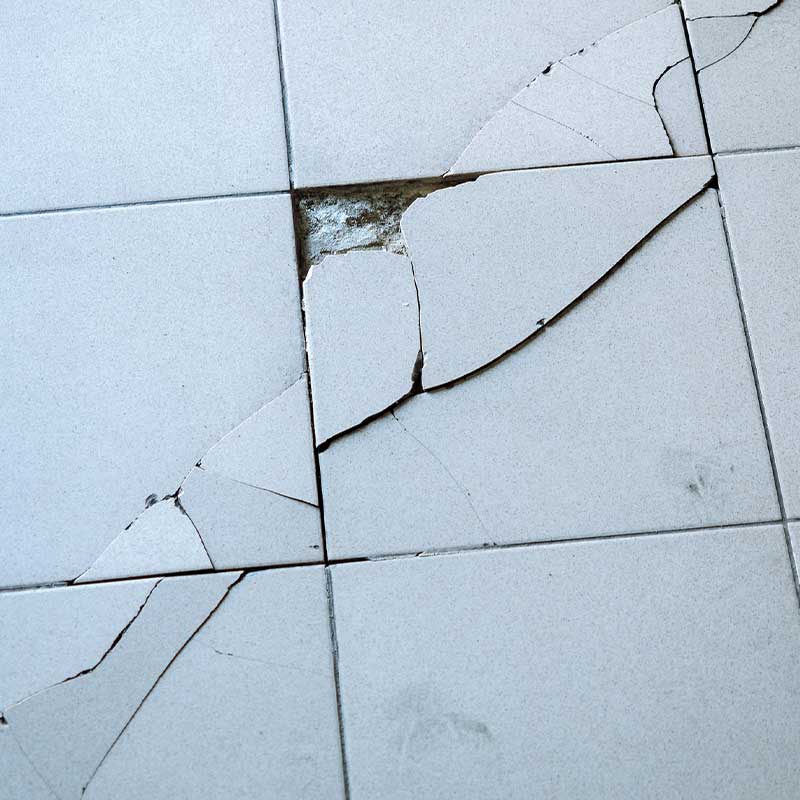 Cracked Flooring